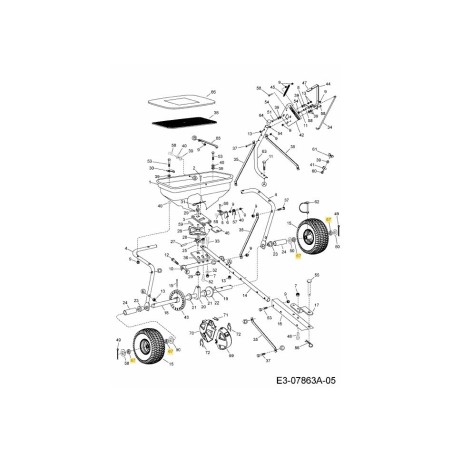 BALL BEARING AF-43631 ORIGINAL MTD | Newgardenstore.eu