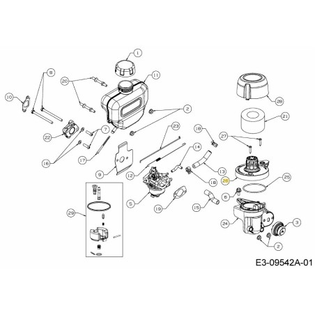 BASIS-LUFTFILTER 731-11673 ORIGINAL MTD | Newgardenstore.eu
