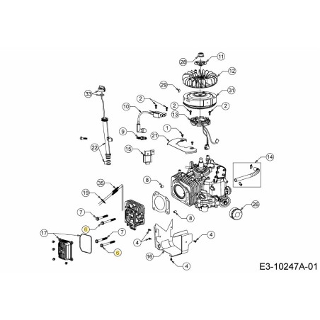 BOLZEN M10X1.25X85 710-05317 ORIGINAL MTD | Newgardenstore.eu