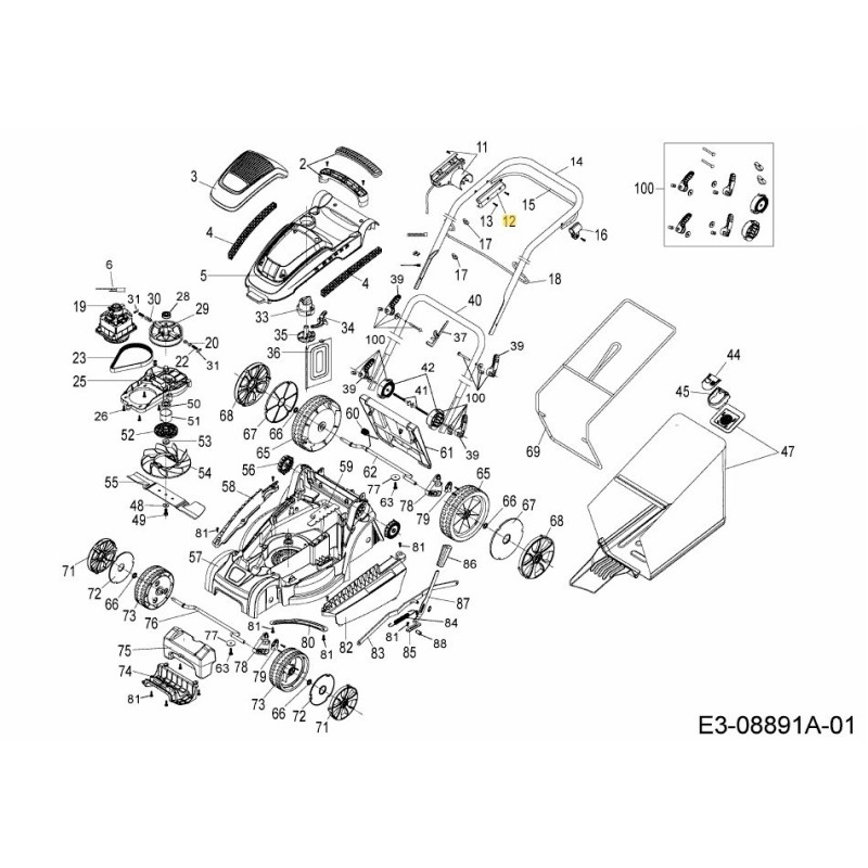 BRACKET SWITCH BOX 731-10993 ORIGINAL MTD