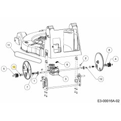 BOCCOLA 12IDx24ODx6 2 INGRANAGGIO 750-06825 ORIGINALE MTD | Newgardenstore.eu