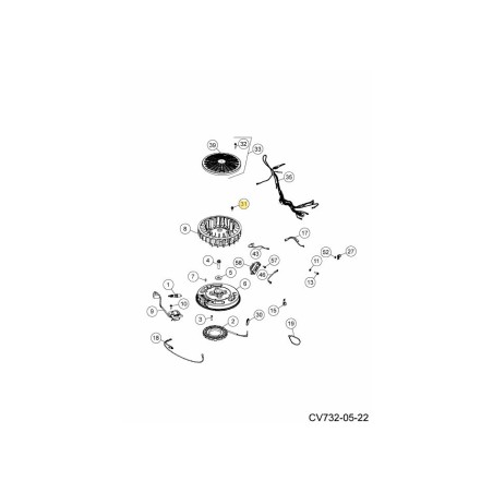 BOULON À ÉPAULE KH-009503 ORIGINAL MTD | Newgardenstore.eu