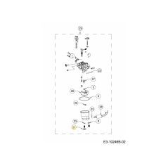 BOLT TREIBSTOFFSCHÜSSEL 710-06198 ORIGINAL MTD | Newgardenstore.eu