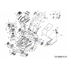 LEVIER DE RÉGLAGE 787-03304 ORIGINAL MTD