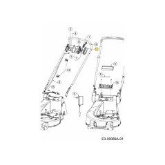 BOX SW PUSH START 731-13087 ORIGINALE MTD | Newgardenstore.eu