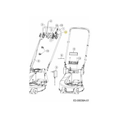 BOÎTE : INTERRUPTEUR : POUSSOIR : DÉMARRAGE : CC 731-13271 ORIGINAL MTD | Newgardenstore.eu