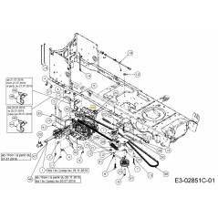 Achshalterung links 783-06849637 Original MTD | Newgardenstore.eu