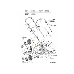 BULLONE M8x1,25x25 DIN 603 710-04451 ORIGINALE MTD
