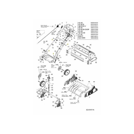 CARRIAGE BOLT M8x40 DIN 603-8. 710-1700 ORIGINAL MTD | Newgardenstore.eu