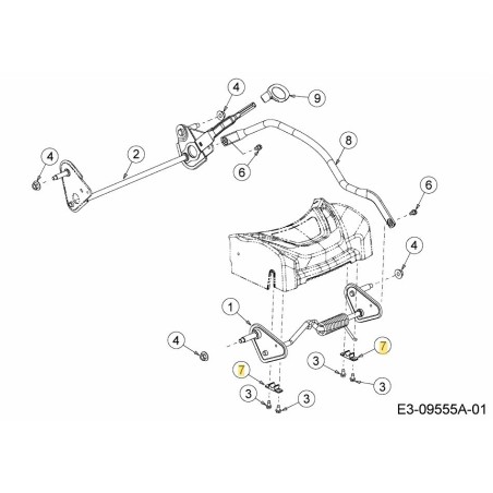 BOCCOLA BLOCCO .505 DIA x.62 741-0492A ORIGINALE MTD | Newgardenstore.eu