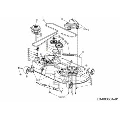 BULLONE CRG 3/8-16 1.75 GR5 STD 710-05376 ORIGINALE MTD