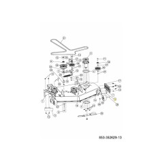 CARRIAGE BOLT 3/8-16X4.00 710-05384 ORIGINAL MTD | Newgardenstore.eu