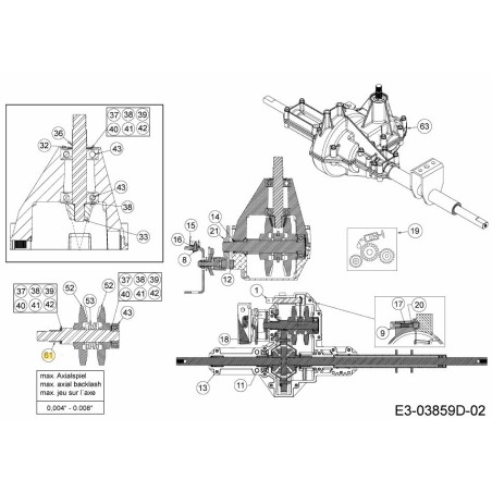 BRG:FLG:.625 X .75 X .75 741-04458 ORIGINAL MTD | Newgardenstore.eu