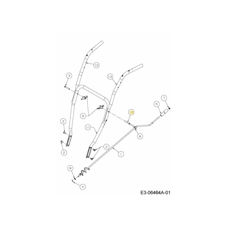 PERNO DE ARCO 747-04263 ORIGINAL MTD