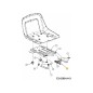 SUPPORT : ÉLÉVATEUR : SIÈGE 783-0209D ORIGINAL MTD