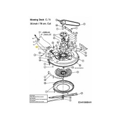 SOPORTE: PIVOTE DEL CANAL DE CUBIERTA 783-0292 ORIGINAL MTD | Newgardenstore.eu