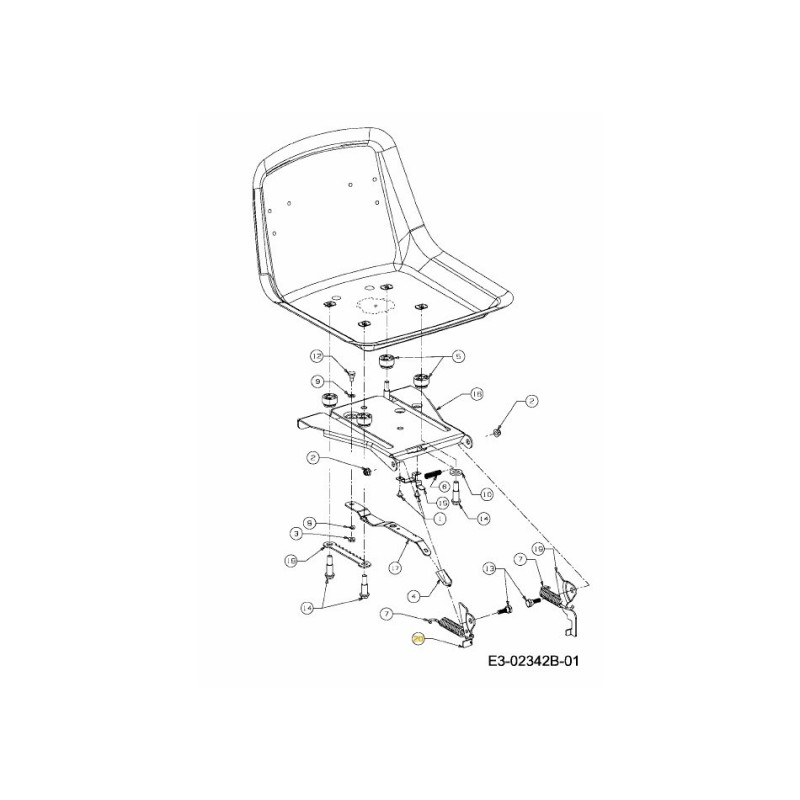 BRKT LIFT SEAT 17239D ORIGINALE MTD BRKT LIFT SEAT 17239D ORIGINALE MTD
