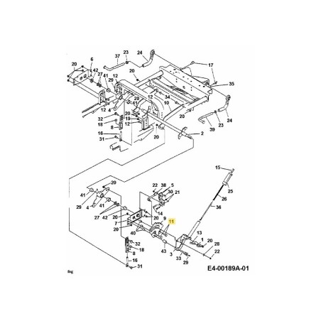 BOULON : CARRAGE : 3/8-16 : 1,50 710-0431 ORIGINAL MTD | Newgardenstore.eu