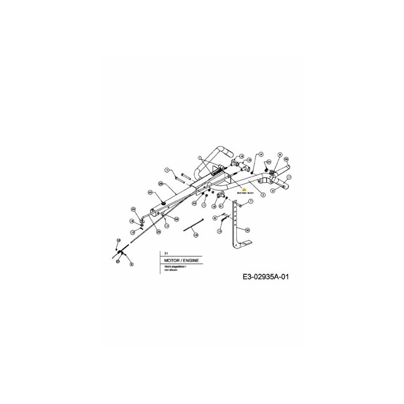 BUSHING 731-1706 ORIGINAL MTD