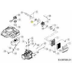 Vergaserisolator 751-15671 ORIGINAL MTD | Newgardenstore.eu