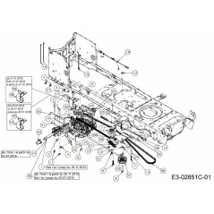 BRACKET TRANSMISSION 783-07349637 ORIGINAL MTD | Newgardenstore.eu