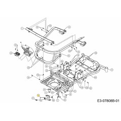 Support de butée d'embrayage droit 703-14922637 d'origine MTD | Newgardenstore.eu