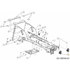 SOPORTE: PIVOTE: CAPÓ 731-10069D ORIGINAL MTD | Newgardenstore.eu