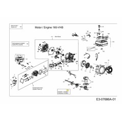 Vergaser-Reparatursatz Major 751-12709A Original MTD | Newgardenstore.eu