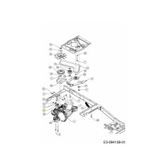 BRACKET PEDAL:BRAKE 783-08131637 ORIGINAL MTD | Newgardenstore.eu