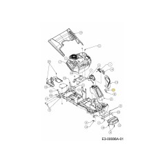 Batteriehalterung 783-08277637 Original MTD