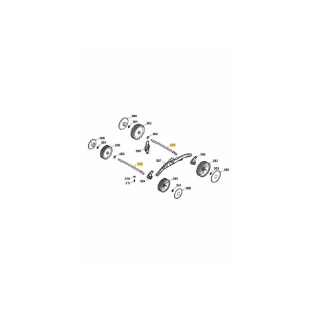 AXLE 4905110 ORIGINAL MTD | Newgardenstore.eu