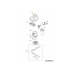 Air guide cover 34 4919314 ORIGINAL MTD | Newgardenstore.eu