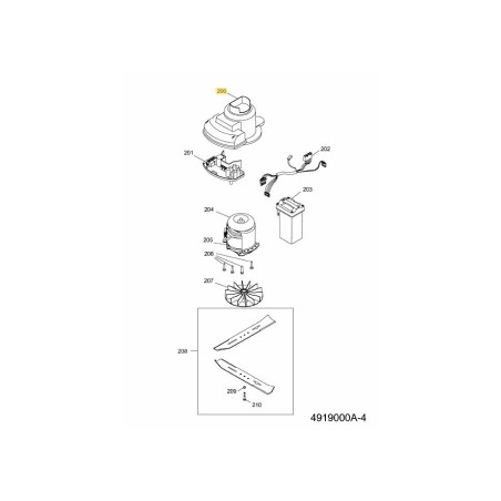 Air guide cover 34 4919314 ORIGINAL MTD | Newgardenstore.eu