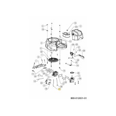 COMANDO CHOKE 751-15875 ORIGINALE MTD