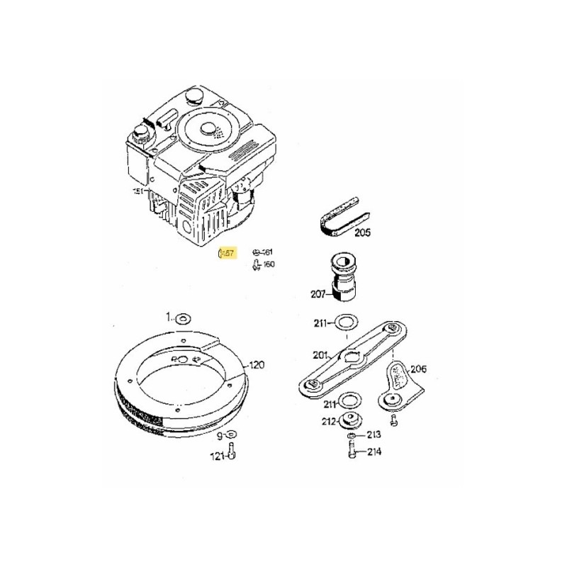 RONDELLE 0029055 ORIGINALE MTD