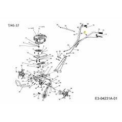 LICHTMASCHINEN-KABELKLEMME 092.65.059 ORIGINAL MTD