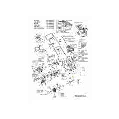 CLÉ :SQ :3/16 x 0,50 714-3009 ORIGINAL MTD | Newgardenstore.eu