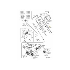 HOLDER, DRIVE CABLE 731-1821 ORIGINAL MTD