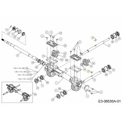 CLÉ : HI PRO : 1/4X1 : HP-808 714-04059 ORIGINAL MTD | Newgardenstore.eu