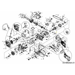ALBERO CARBURATORE CHOKE 092.63.261 ORIGINALE MTD | Newgardenstore.eu