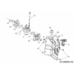 TRINGLERIE DE STARTER 751-15436 ORIGINALE MTD | Newgardenstore.eu