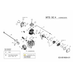 Clé 714-04016 MTD ORIGINAL | Newgardenstore.eu