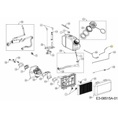 CHOKE CONTROL ROD 751-14408 ORIGINAL MTD