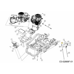 BRACKET THROTTLE CONTROL 703-21204A ORIGINAL MTD | Newgardenstore.eu
