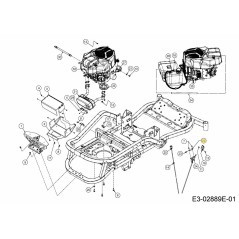 BRACKET THROTTLE CONTROL 703-21205 ORIGINAL MTD | Newgardenstore.eu