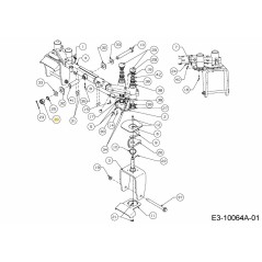 DADO ESAGONALE 1-14 GR2 712-05159 ORIGINALE MTD