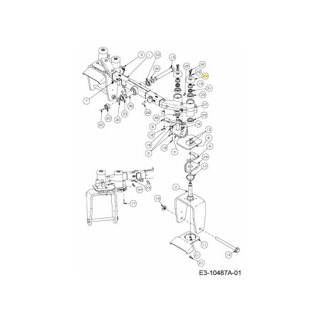 Achskappe 2,5" 721-04953 ORIGINAL MTD | Newgardenstore.eu