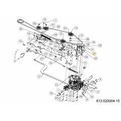 SOPORTE:MT:CORREA:KEPR:K46 783-09651637 ORIGINAL MTD | Newgardenstore.eu