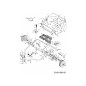 TIGE, SUPPORT DE TRÉMIE 187x23" AF-43926 MONTÉE D'ORIGINE