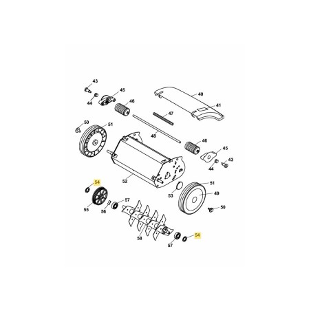 CIRCLIP D-15 JETPRESS-NR.TRW0 0020701 ORIGINAL MTD | Newgardenstore.eu